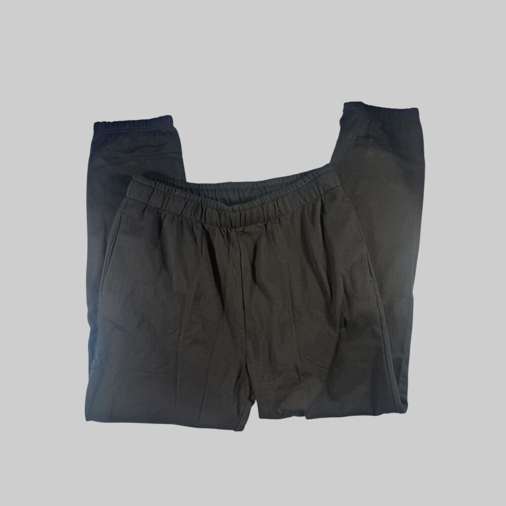 Pact Mens black basic draw string sweat pants